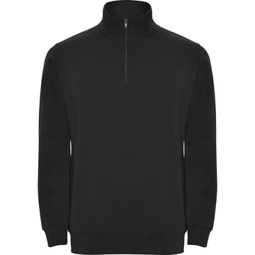 Roly SU1109 - ANETO Sweatshirt with matching half zip and polo neck