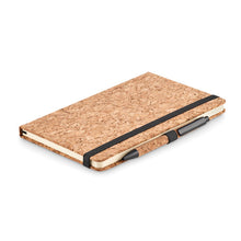 A5 cork notebook & pen