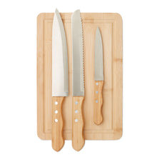 SHARP CHEF Bamboo cutting board set