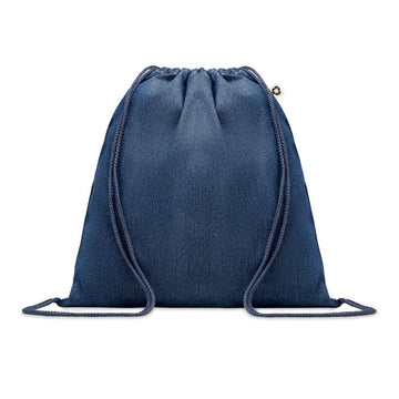 STYLE BAG Recycled denim drawstring bag