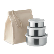 TEMPLE Set of 3 stainless steel boxes