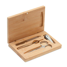 4-piece manicure set in stainless steel