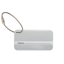 TAGGY Aluminium luggage tag