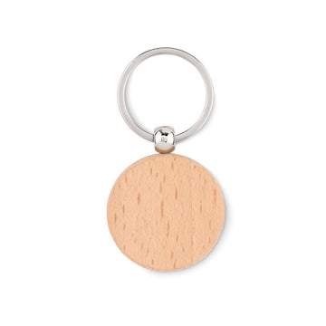 TOTY WOOD Round wooden key ring