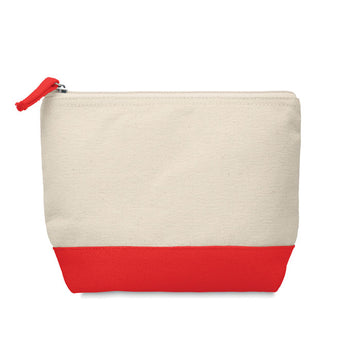 KLEUREN Bicolour cotton cosmetic bag