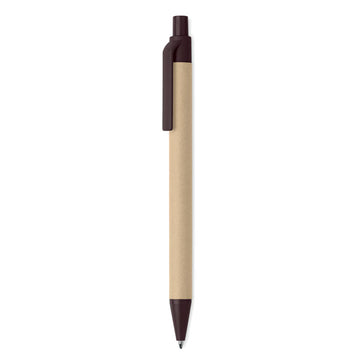 JANEIRO Push ball pen coffee husk/ABS