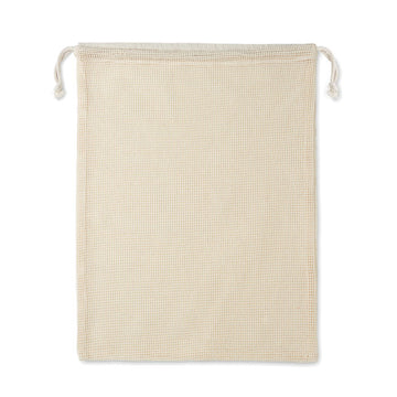 Reusable mesh bag in cotton