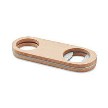 Bamboo bottle opener