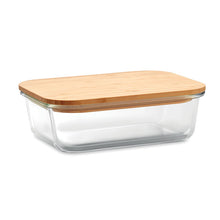 TUNDRA LUNCHBOX Glass lunchbox with bamboo lid