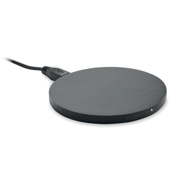 RUNDO + Round wireless charger bamboo