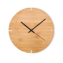 ESFERE Round shape bamboo wall clock