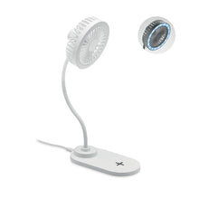 VIENTO Desktop charger fan with light