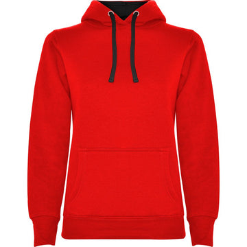 Roly SU1068 - URBAN WOMAN Fitted-cut sweatshirt with two-colour hood